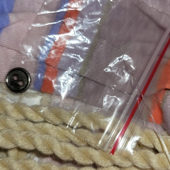 Free People Aruba Crochet Multi Color Striped Crop Top Size Large - Picture 10 of 12